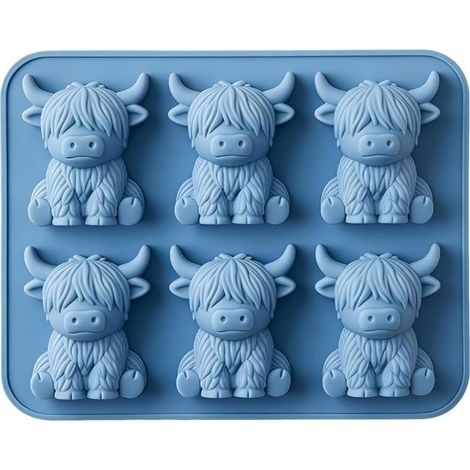 de glaçons 2 pièces moule congélateur vache 3D (1/5)