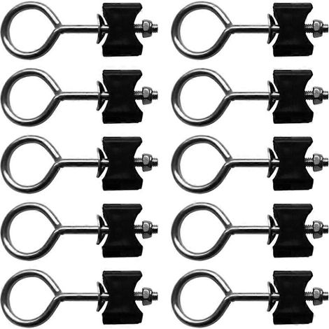 Lot de 10 vis pour trampoline, accessoires pour trampoline, vis de fixation pour trampolines de toutes tailles (1/5)