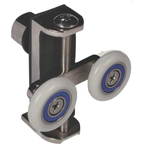 Universal Replacement Twin Wheel Shower Door Roller Runner UNI1 (1/4)