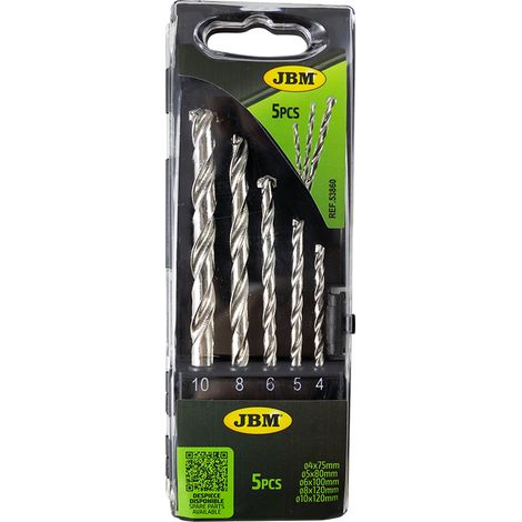 Punta per muratura jbm masonry drill bit set 4-10 mm 5 pezzi