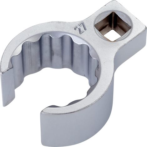 Hazet 848Z-27 Chiave Ad Anello, Doppio Esagono, Aperto, Argento, Attacco Quadro, Cavo, 10 mm 3/8 di Pollice (1/4)