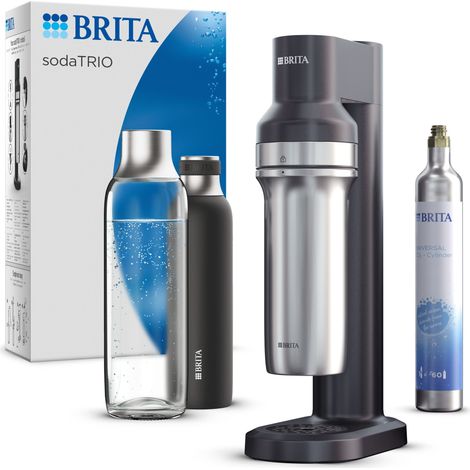 Brita sodaTRIO Sodamaschine schwarz 1 L (1/5)
