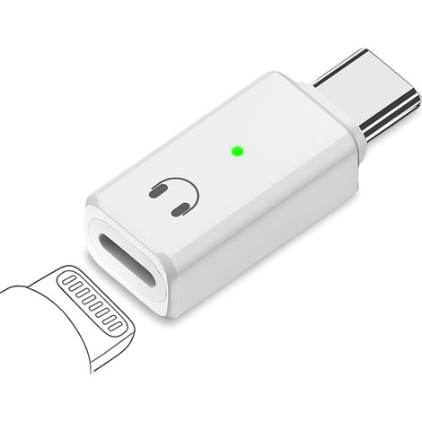 to USB-C Audio Adapter, USB-C to L Adapter, Audio Adapter for iPhone 16 15 Pro Max Plus, iPad Air/Pro/Mini, Samsung Galaxy S24 S23, Pixel (1/5)