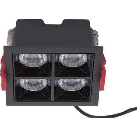 Faretto incasso quadrato LED 16W 4000K nero Nowodvorski (1/5)