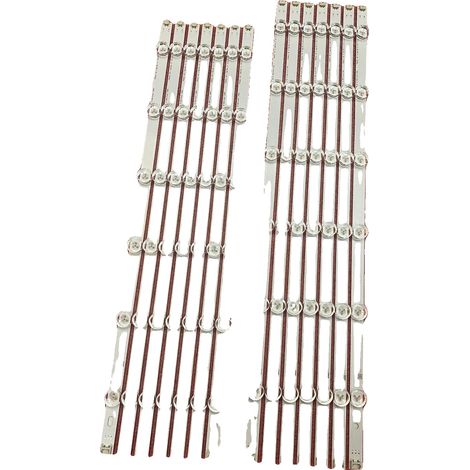 LED-Hintergrundbeleuchtung, Aluminium, 1142 mm Länge, kompatibel mit mehreren TV-Modellen, 12LED-Konfiguration, 14-teiliges Set (1/5)
