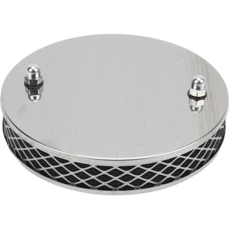 Alomejor Chrome Crepe Air Cleaner High Flow Air 14x3 Cm with Improved Filter Replacement for SU 1 Inch Carburetor.