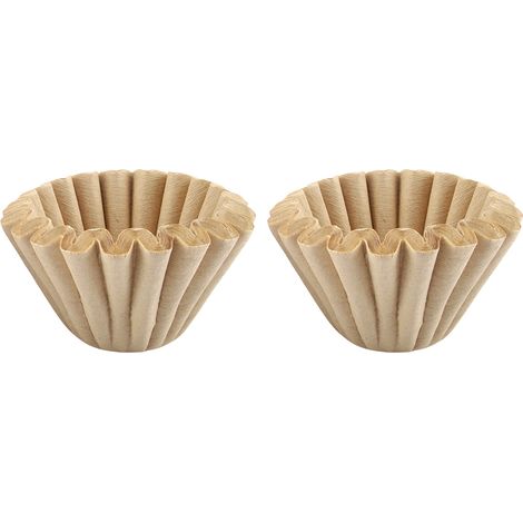 50 Filtres à Café Jetables en Fibre de Bois pour Tasse (Taille L) (1/5)