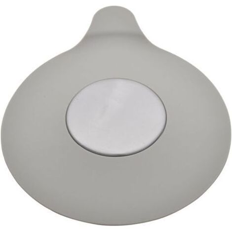 Bouchon bain et évier Baignoire en silicone Ensemble de vasque Bouchon d'eau en caoutchouc Bouche d'aspiration pour cuisines Salles de bains Laveries bouchon (Grey)-Ensoleillé (1/5)