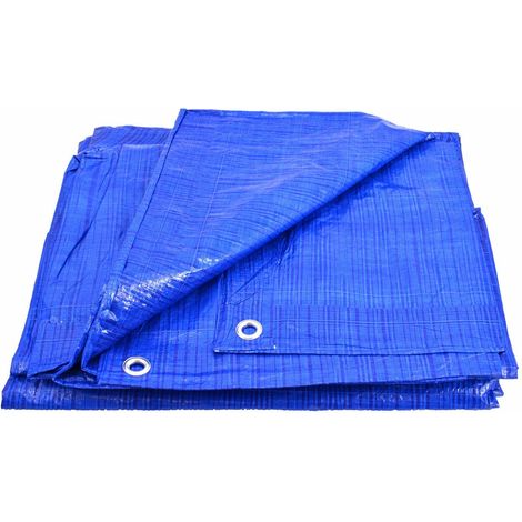 Bâche Awtools bleue 70 g 8 x 12 m (1/2)