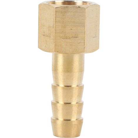 Adaptateur pour Régulateur de Plongée Scuba - Connexion en Cuivre Épais - Longueur 3.5cm - Barb Fitting pour Tuyau (1/4)