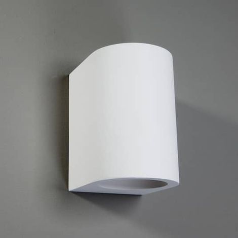 [NEUWERTIG] B-Ware Lindby Bemalbare Halogenleuchte Zaio Wandleuchte Flurleuchte Deko Gipslampe G9