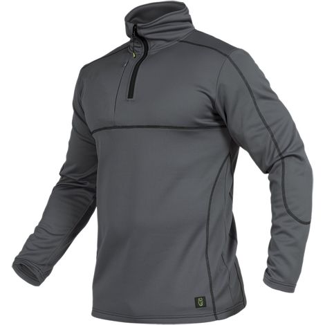 Triuso Leibwächter Langarmshirt Flex-Line FLEXF Gr. XS grau/schwarz