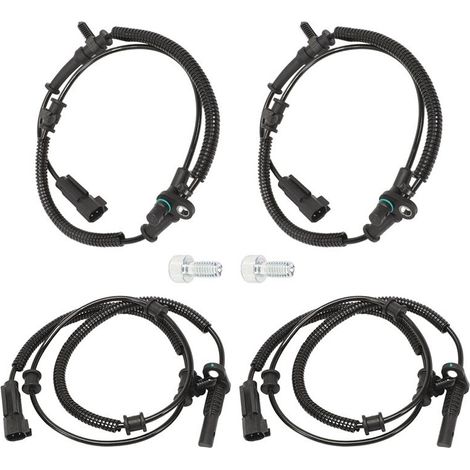 Arnés de cableado del sensor de velocidad de rueda ABS delantero y trasero 68053861AB 68053861AC ALS2246 para Ram 1500 2013-2018 con motor V6 de 3.6L. (1/2)