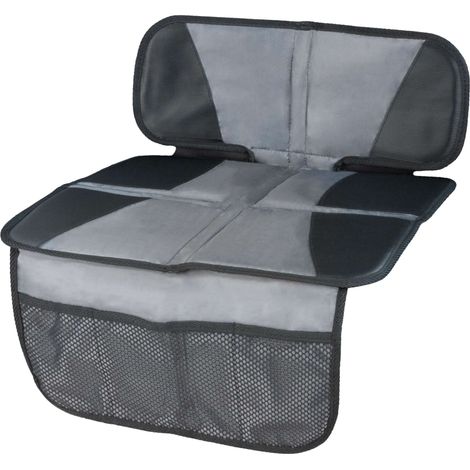 Coussin pour siège enfant Boris, tapis de protection pour siège enfant gris/noir