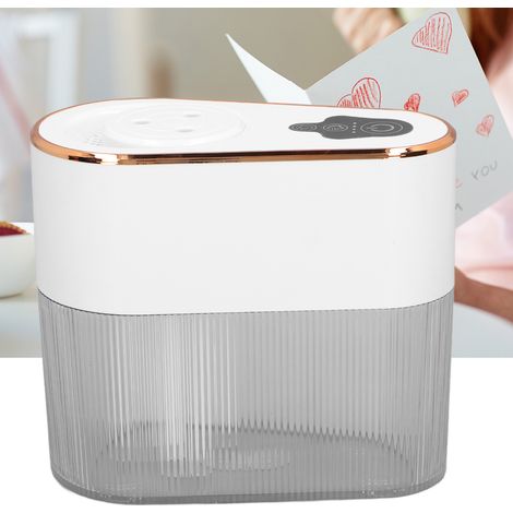 Humidificateur à triple pulvérisation de 2,2 L, 4,5 W, pour la maison, la chambre ou le bureau, avec lumière d'ambiance sept couleurs, débit de brume important, fonctionnement silencieux, rechargeable (1/5)