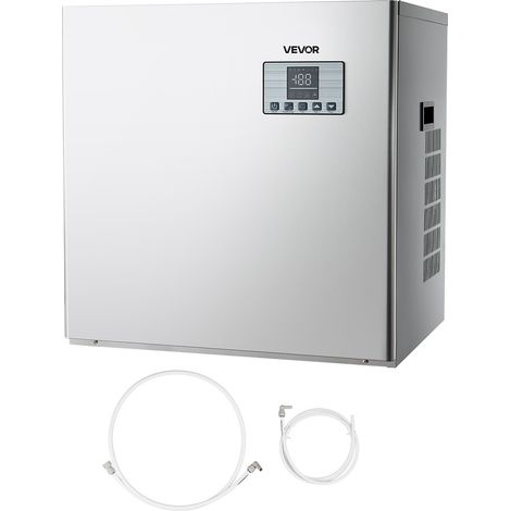 VEVOR kommerzielle Eismaschine – Kopf, 181 kg/Tag Edelstahl-Eismaschine mit intelligentem Bedienfeld, Selbstreinigung, einstellbarer Dicke, ideal für Restaurant, Bar, Cafe, Hotel – Nur Kopf (1/5)