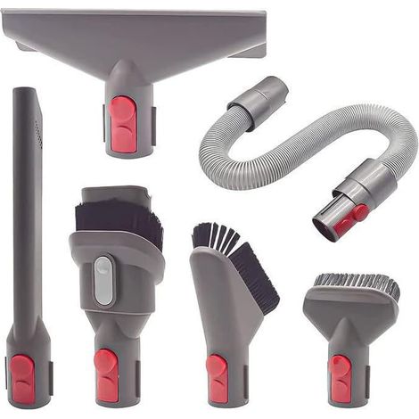 Kit d'accessoires pour aspirateur sans fil Dyson V7/V8/V10/V11 Detect Cyclone Torque Drive Absolute Animal Trigger : brosses et outils inclus