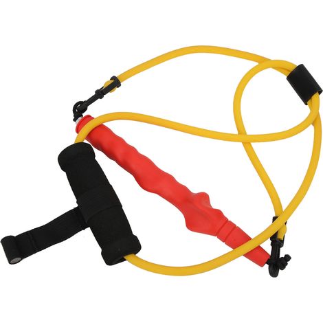 Lot de 2 sangles de correction de posture pour l'entraînement au golf, ceinture de tension de swing, pratique jambe jaune (1/5)