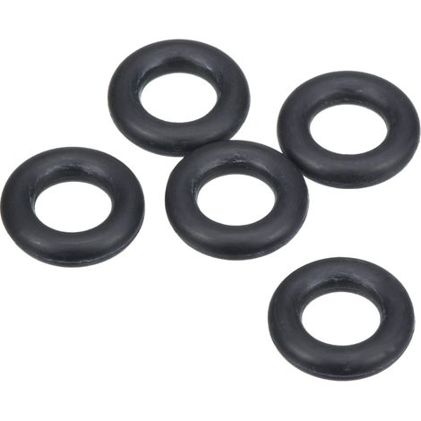 Joint Torique en Caoutchouc Nitrile 11mm OD 6mm ID 2,65mm Largeur, 5 pièces Joint Etanchéité Métrique pour Robinet Plomberie Réparation Automobile, Noir (1/5)
