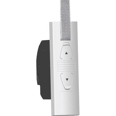 Superrollo GW190 avvolgitore elettrico a incasso per cassetta della cinghia, azionamento per tapparelle fino 45 kg (circa 6 m²), per cinghia da 23 mm