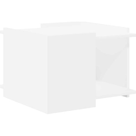 Coffee Table White 50.5 x 50 x 33 cm Engineered Wood vidaXL (1/5)