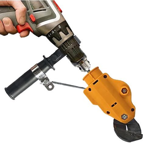 Accessoire de Cisaille Métallique pour Perceuse - Accessoire de Cisailles
