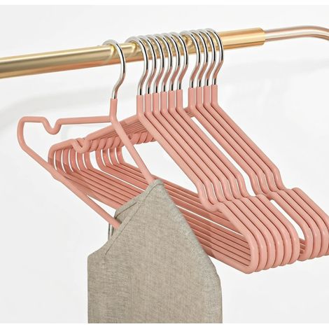 Cintres enrobés pour enfants rouge 35 cm