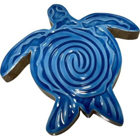 Dekofigur „Seemannschildkröte“ aus Holz – maritime Dekoration für Zuhause, Büro oder Garten – ideales originelles Geschenk