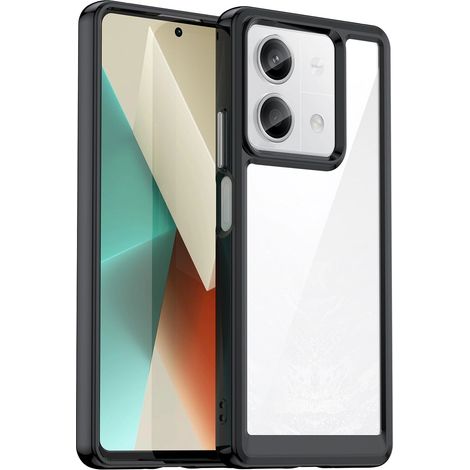 Funda con marco de gel con diseño espacial para Xiaomi Redmi Note 13 Pro+ - Negra (1/5)