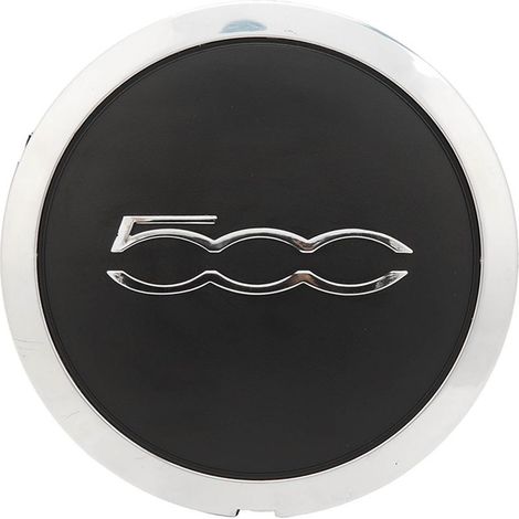 Capuchon de moyeu de roue central avec garniture chromée 68078419AC Capuchon de moyeu de roue résistant à la chaleur pour FIAT 500 (1/5)