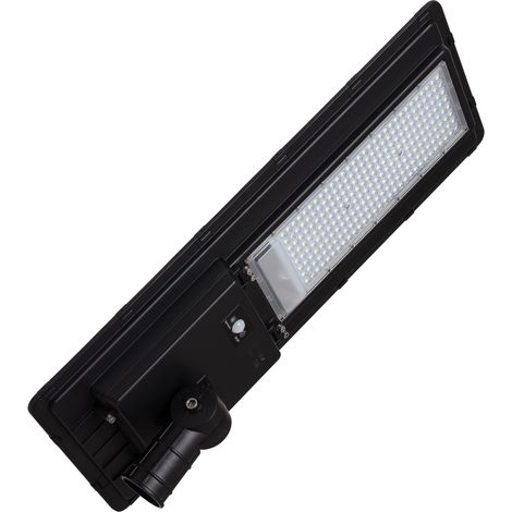 Farola LED Solar 13800 lm 170 lm/W Sinaí con MPPT y Sensor Movimiento 3000K Blanco Cálido
