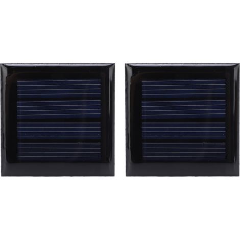 2 panneaux solaires miniatures 2V 210mA, cellules photovoltaïques, chargeur, 40x40mm/1,6x1,6in (1/5)