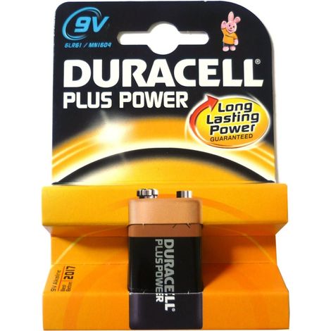 Batteria Alcalina Mn1604 Bl.1 9V Plus100 ( Duracell Cod. Du0503 )