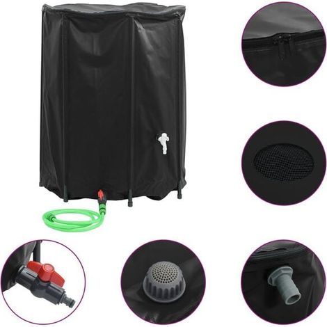 Réservoir d'eau en PVC de 750 litres avec robinet pliable (1/5)