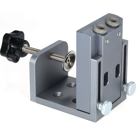 Gabarit trous borgnes kit DIY système guide perçage oblique menuiserie ensemble positionnement trous inclinés outil bricolage bois charpentier (1/4)