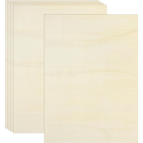 15 morceaux de contreplaqué de 3 mm, 400 x 400 mm, bois de buis pour la sculpture, les loisirs créatifs et la découpe du bois (1/5)