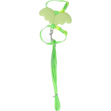 Harnais en Forme d'Ailes pour Canard, Laisse Réglable pour Petits Animaux, Corde de Traction Verte pour Dressage en Extérieur (1/5)