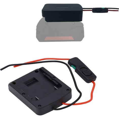 Adaptateur de batterie pour batteries lithium Bosch série BAT 18 V avec borniers à fusible. (1/5)