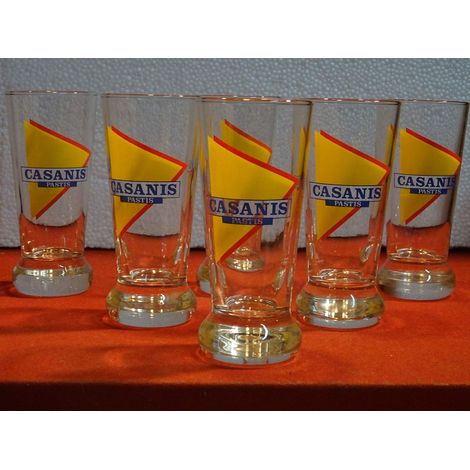 Lot de 6 verres Casanis - 17 cl - Verres apéritif officiels