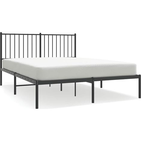 Maison Exclusive - Estructura cama sin colchón con cabecero metal (1/5)