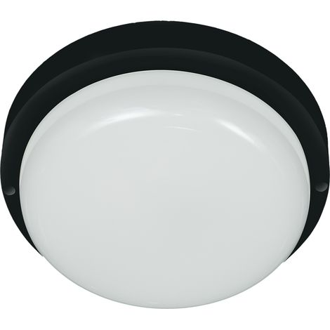 Plafoniera canalina tonda nera LED 8W 4000K IP64 Eko-Light (1/4)