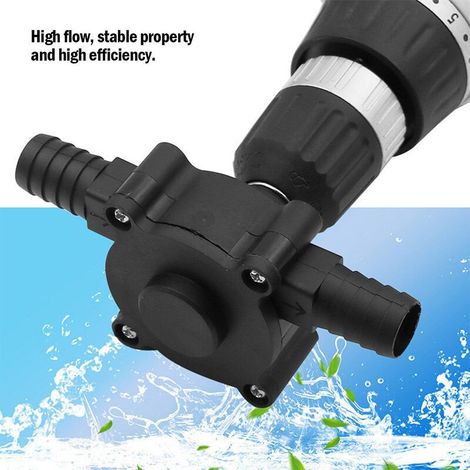 Pompe Centrifuge Automotrice Portable – Alimentée par Perceuse sans Fil, pour Jardin et Dépannage (1/4)