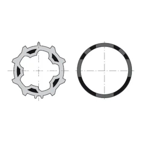 9001466 - LT50 ZF54 Adaptersatz x 10 Somfy