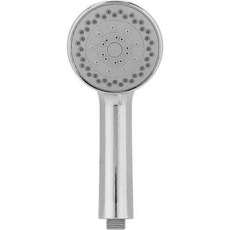Pommeau de douche à trois modes avec poignée, effet pluie et jet haute pression, pour salle de bain, G1/2" (1/5)