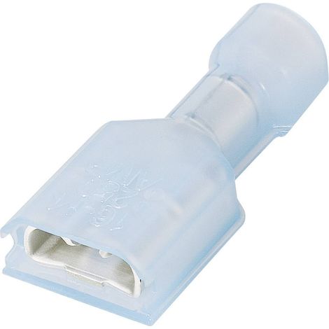 Cosse clip 4.8 mm x 0.5 mm TE Connectivity Ultra-Fast FASTON 2-520409-2 180 ° entièrement isolé rouge 1 pc(s) D05656