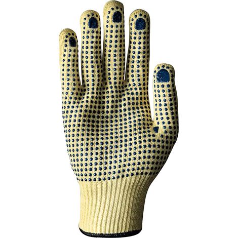 SIR SAFETY SYSTEM TW 300 GRIP Gants de protection anticoupure jaune Taille S-7 Lot de 12 paires