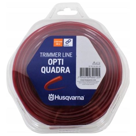 Schneidfaden für Freischneider und Trimmer Husqvarna Opti Quadra 3,0 mm x 48 m (1/2)