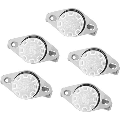 Lot de 5 commutateurs thermiques KSD301 thermostat régulation température NO 40°C 250V 10A (1/5)