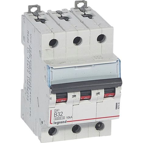 DX³ Interruttore automatico 3P curva B 32A 6kA/10kA - LEG407535