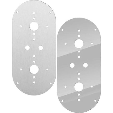2 plaques de montage pour éclairage de type pastèque, plaque de plafonnier pour porte de camion commercial 359 379 389 W900 (1/5)